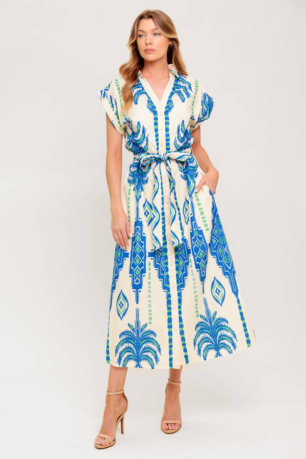 softly-spoken-blue-woven-mdi-dress Flying Tomato-Sophia's StyleDRESSES-1